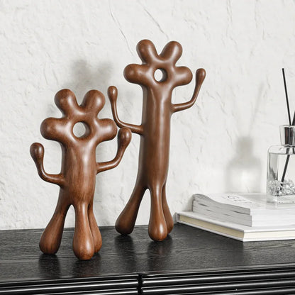 DecorBites™ Abstract Flower Man Alien Sculpture Home Decor Figurine