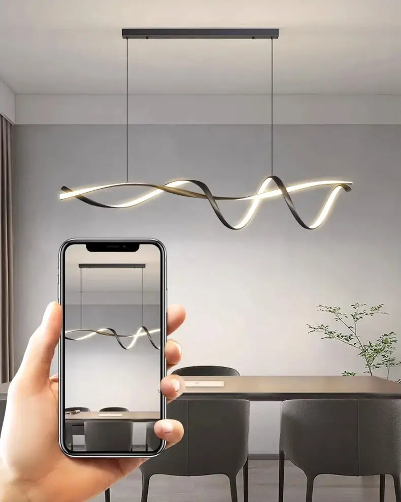 DecorBites™ Glass Pendant Lights with LED for Modern Home Decor