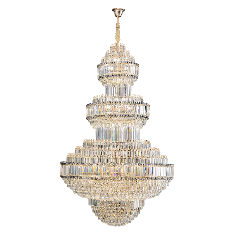 DecorBites™ Crystal Villa Chandelier Pendant - Modern European Style Luxury Hotel Lobby Light