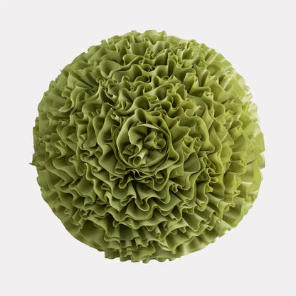 DecorBites™ Green Flower Car Sofa Cushion Pillowcase Home Decoration Square Pillow