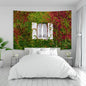 Decobites Spring Flowers Wall Hanging Tapestries - Rose Plants Floral Home Decor