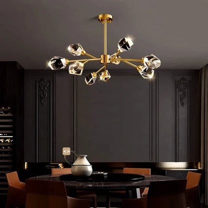 DecorBites™ LED Indoor Chandelier Lighting for Living Room, Bedroom, and Dining Room