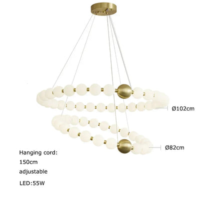 DecorBites™ LED Chandelier Necklace Lighting for Dinning Room