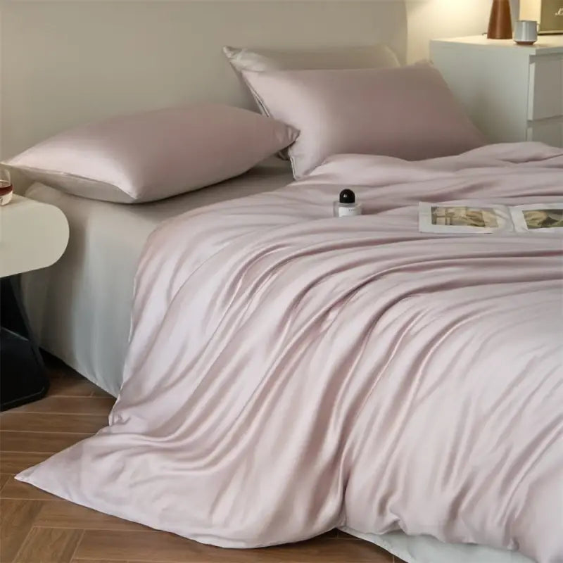 DecorBites™ Luxurious Lyocell Silk Bedding Set - Queen/King Size