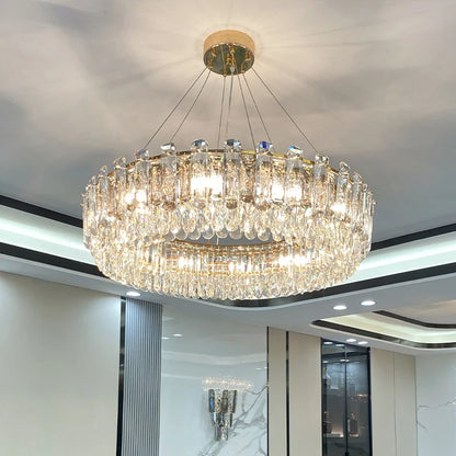 DecorBites™ Crystal Pendant Chandelier Modern Luxury Dimmable Island Light Minimalist Home Decor