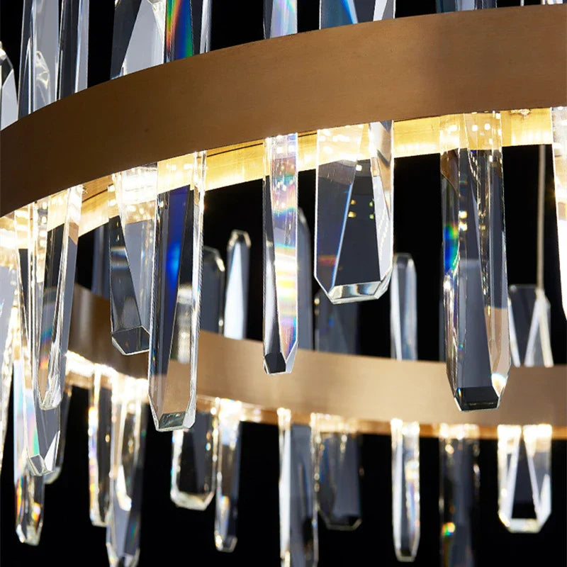 Elegant Crystal Pendant Chandelier
