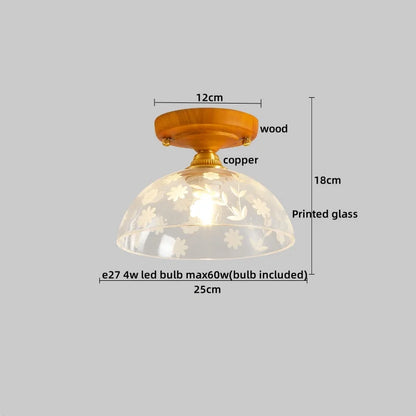 DecorBites™ LED Ceiling Light Modern Style Indoor Lighting Aluminum Glass Nordic Lamp