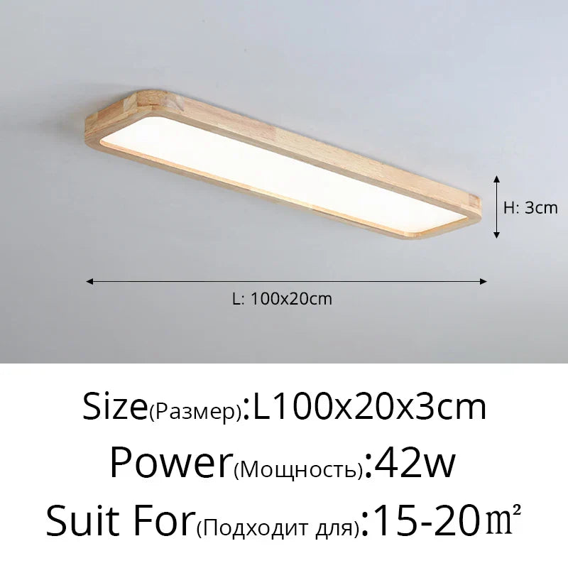 DecorBites™ LED Ceiling Lights: Modern Nordic Kitchen Study Living Room Dimmable Remote Control