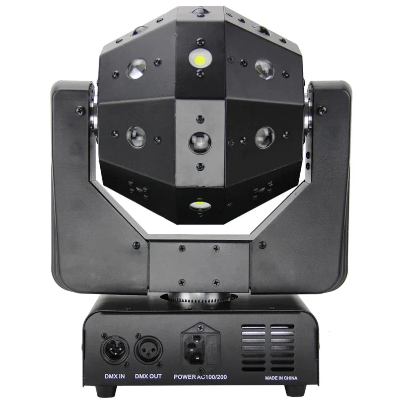 DecorBites™ 16*3W RGBW Laser Football Light Strobe Beam Projector DJ Disco Moving Head