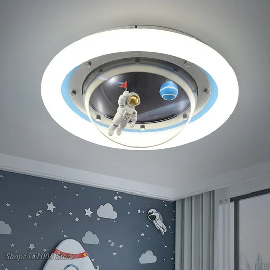 DecorBites™ Astronaut Spaceman Planet Kids Room Ceiling Lamp