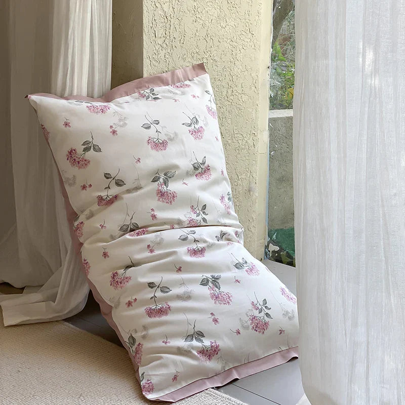 DecorBites™ Egyptian Cotton Print Bedding Set - Queen King Ru Size Sheets Pillowcases Blanket Cover