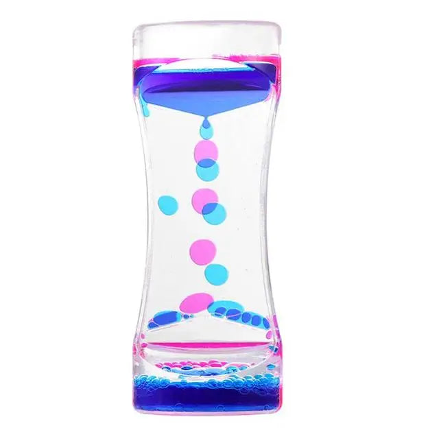 DecorBites™ Liquid Motion Sand Timer Stress Toy for Children, Living Room Decor