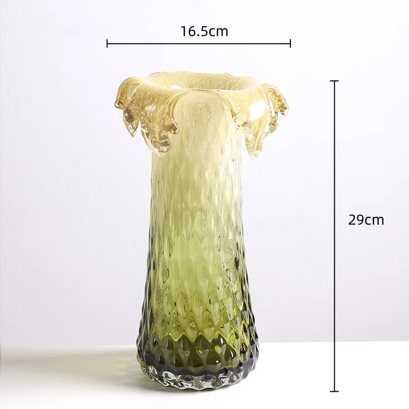 Gradient Glass Vase Set