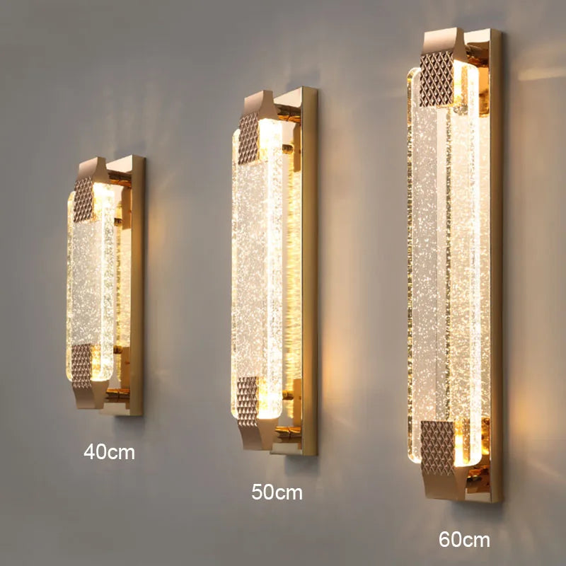 Lámpara de pared de burbuja dorada Decorbites™ para dormitorio y sala de estar - Iluminación moderna de lujo