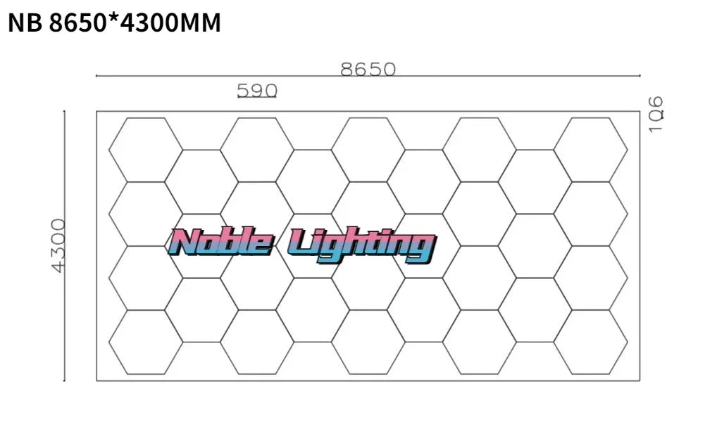 DecorBites™ Hexagon LED Ceiling Light: High-Performance, Best-Selling, Honeycomb Design