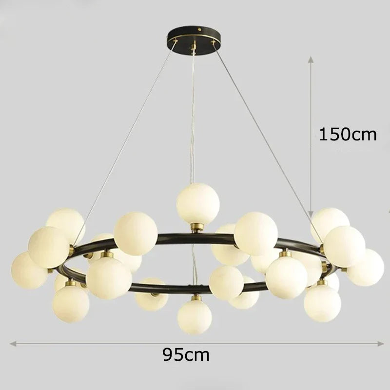 Copper Vintage LED Chandelier