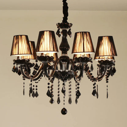 DecorBites™ Crystal Pendant Chandelier for Luxurious Living Room, Restaurant, Bedroom & Villa