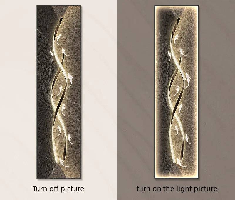 DecorBites™ Dimmi Modern Abstract Wall Lamp for Living Room Bedroom Dining Room