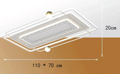 DecorBites™ Kids Bedroom Ceiling Fan with Remote Control and Modern LED Light