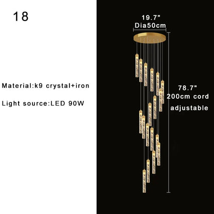 DecorBites™ High-ceiling Room Pendant Lights Adjustable Luxury Fixture