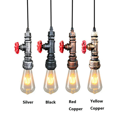 DecorBites™ Industrial Pipe Chandelier Light for Home Decor and Dining Room