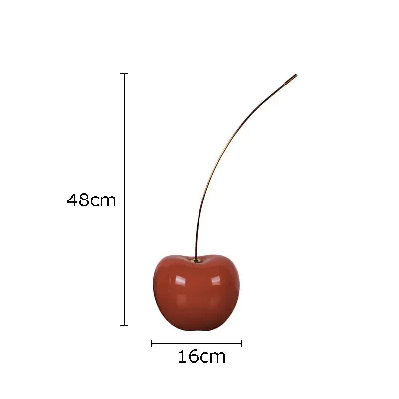 DecorBites™ Cherry Fruit Sculpture Resin Desk Ornament Modern Home Decoration