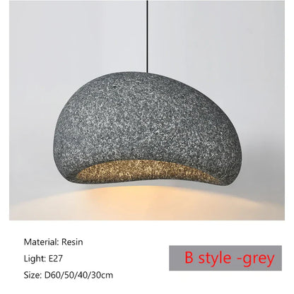 DecorBites™ Japanese Wabi Sabi LED Pendant Lamp Modern Simple Living Room Bedroom Chandelier