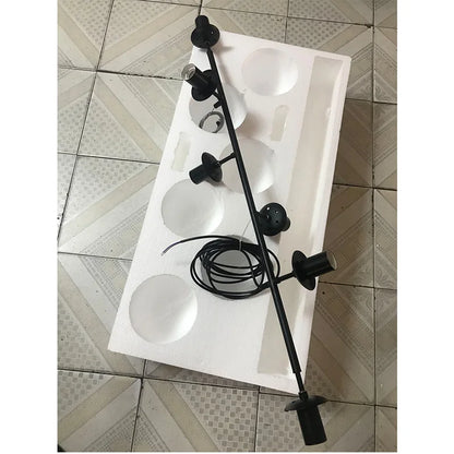 DecorBites™ Brass Glass Ball Chandelier for Modern Living Room Dining Decor