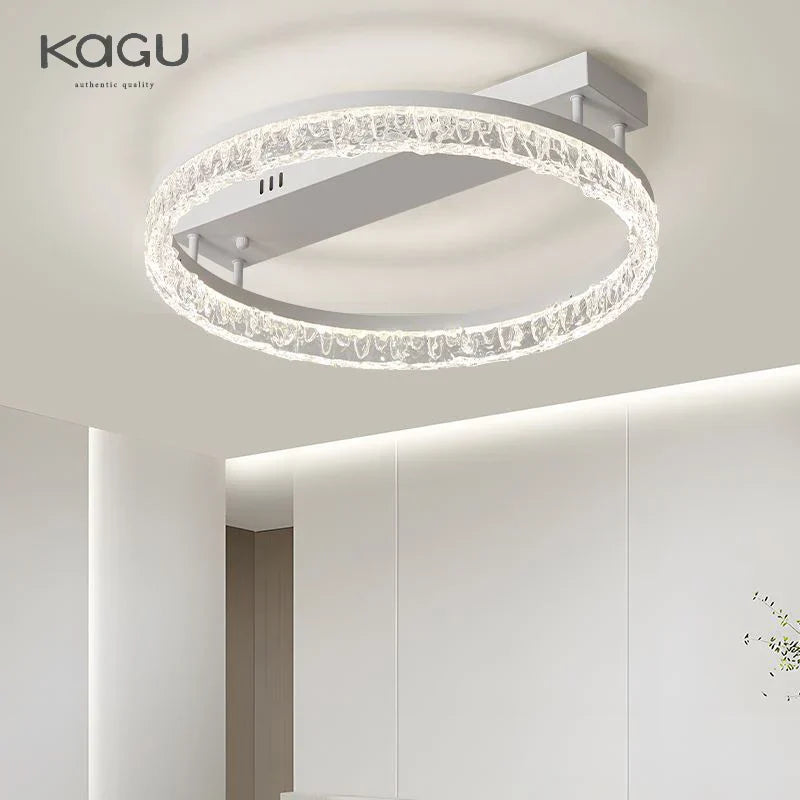 DecorBites™ LED Ring Chandelier with Remote Control - Modern Ceiling Lamp for Home Décor