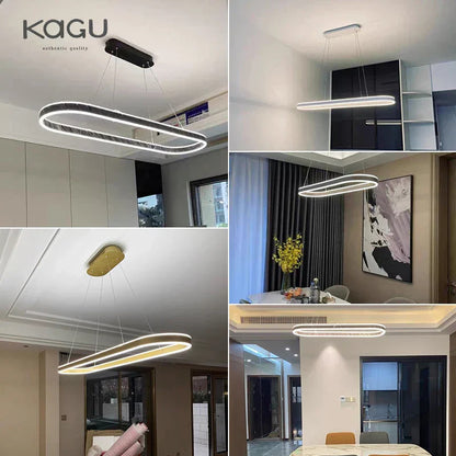 DecorBites™ LED Aluminum Ceiling Chandelier for Kitchen Living Room Modern Nordic Design