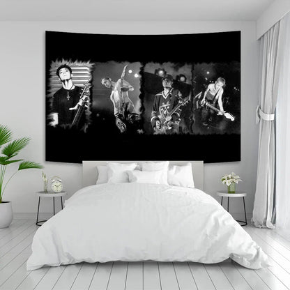 Decobites System Of A Down Rock Band Tapestry - Bohemian Room Decor Polyester Banner