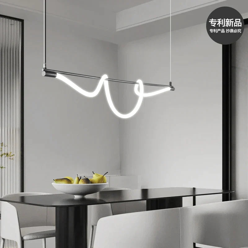 DecorBites™ LED Chandelier: Modern Dining Room & Living Room Light, Bedroom & Bar Table Lamp