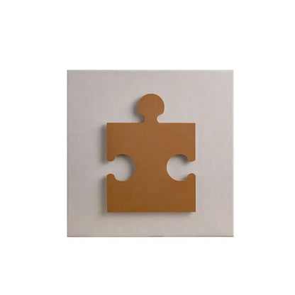 Cuadro colgante de tela dorada DecorBites™ Obra de arte abstracta moderna en relieve para pared