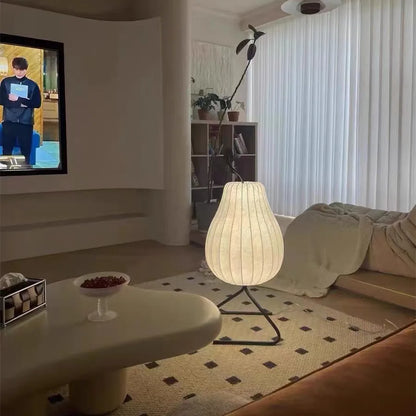 Lámpara de pie LED DecorBites™ con forma de pera para decoración e iluminación del hogar en sala de estar, dormitorio, comedor y estudio.