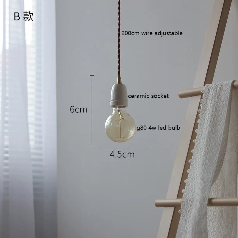 Decorbites™ Keramik-LED-Hängeleuchte: Industrieller Vintage-Stil Hängelampe