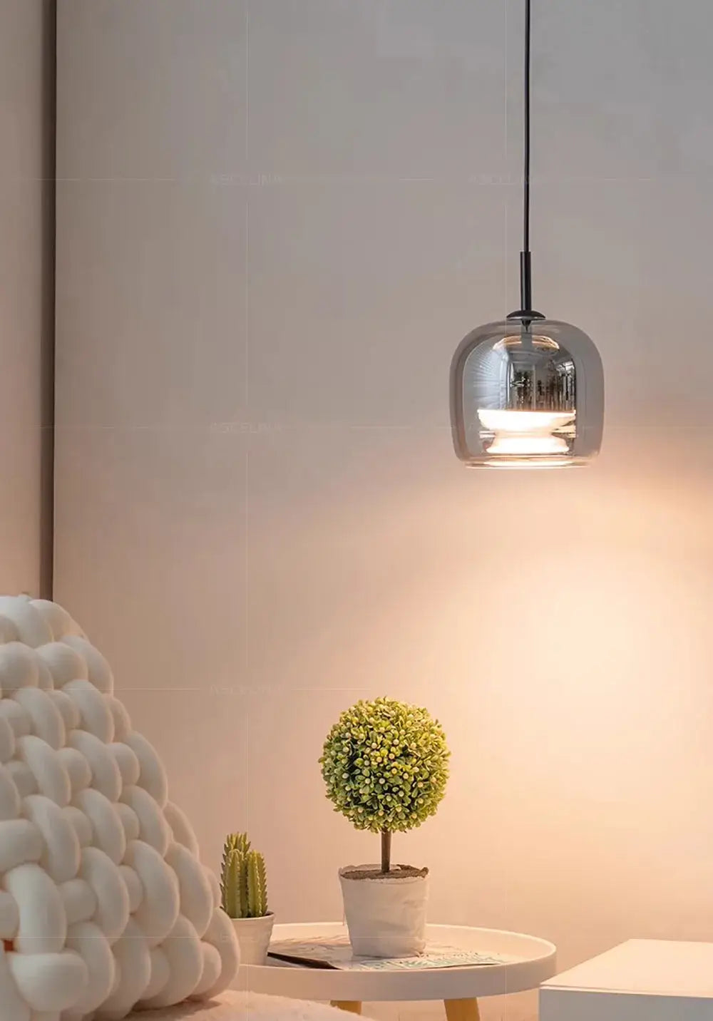 DecorBites™ Nordic Glass LED Pendant Chandelier - Modern Luxury