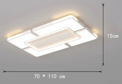 DecorBites™ Kids Bedroom Bladeless Ceiling Fan with Remote Control and Light