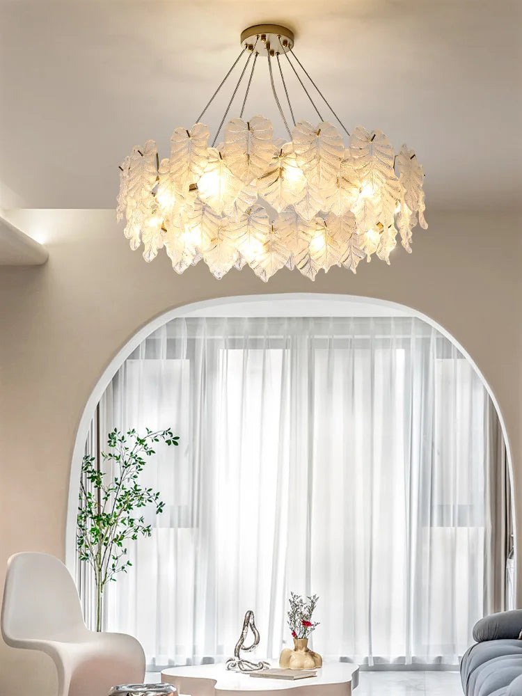 DecorBites™ Crystal Chandelier: Elegant Light Luxury Lamp for Living Room, Bedroom, Dining Room & Study