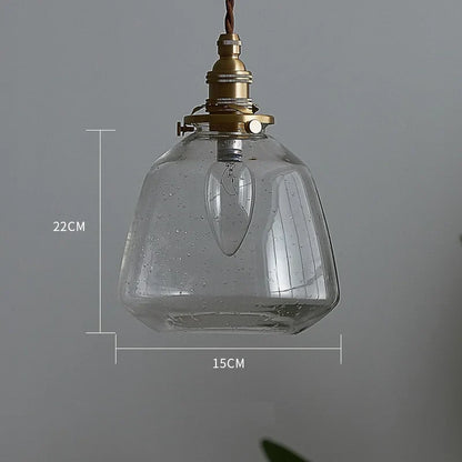 DecorBites™ Glass LED Pendant Lamp for Home Indoor Lighting, Nordic Modern Hanglamp