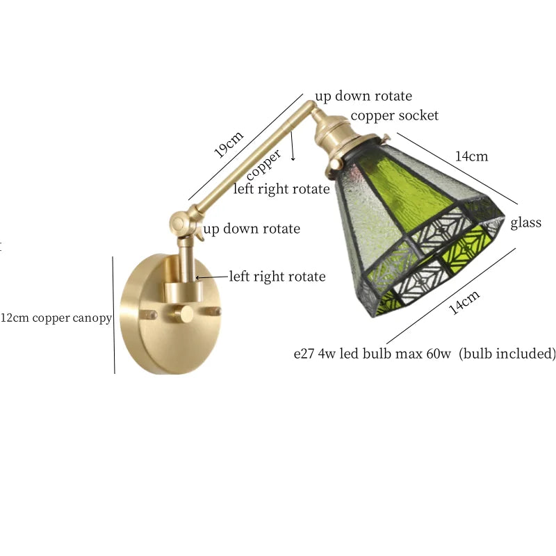 DecorBites™ Clear Glass LED Wall Sconce Switch Light - Nordic Minimalism Design