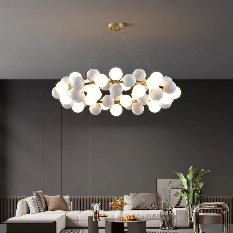 Chrome Linear LED Chandelier