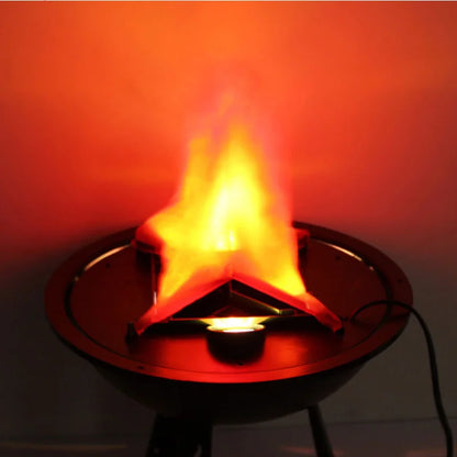 DecorBites™ Electronic Brazier Flame Lamp for Halloween Decor, Bar & Hotel Ambiance