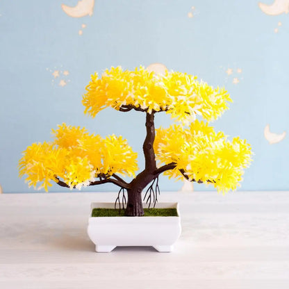 DecorBites™ Artificial Bonsai Tree Potted Plant for Home, Hotel & Garden Decor