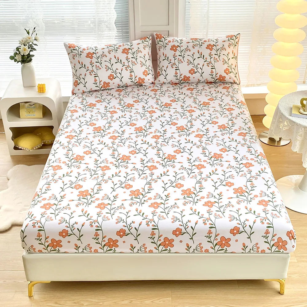 Gold Feather Bedding Set
