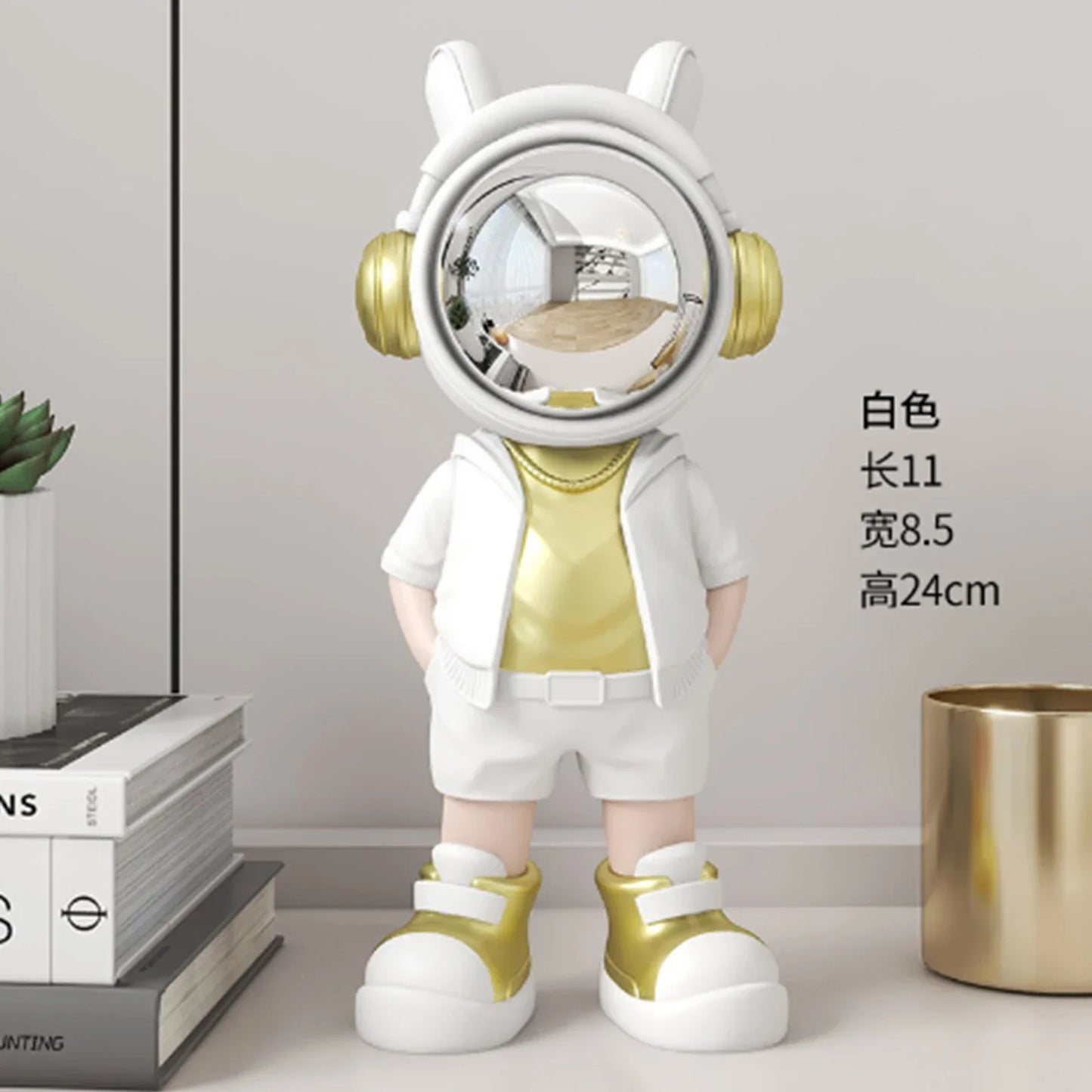 DecorBites™ Astronaut Resin Sculpture for Home & Office Decor
