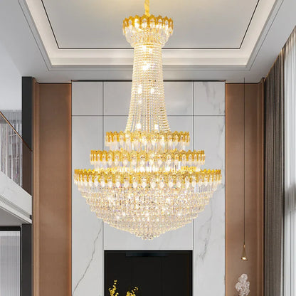 DecorBites™ Crystal Chandelier: Luxury European Living Room Main Light 2024 Elegant Design
