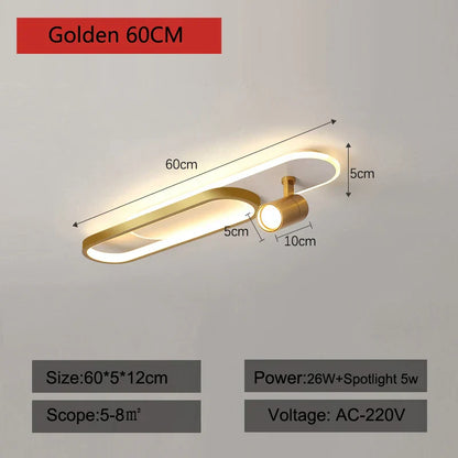 DecorBites™ LED Ceiling Lights: Modern Chandeliers for Living Room, Bedroom, Aisle, and Corridor.