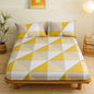 Decobites Geometric Figure Sheet Set with 2 Pillowcases for Bedroom All Seasons