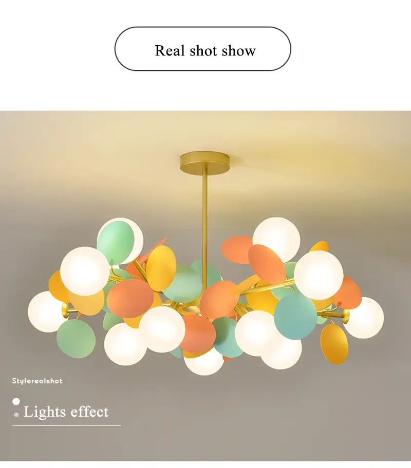 Decorbites™ Bunter LED-Zweiglampen-Kronleuchter für Schlafzimmer-Wohnzimmer