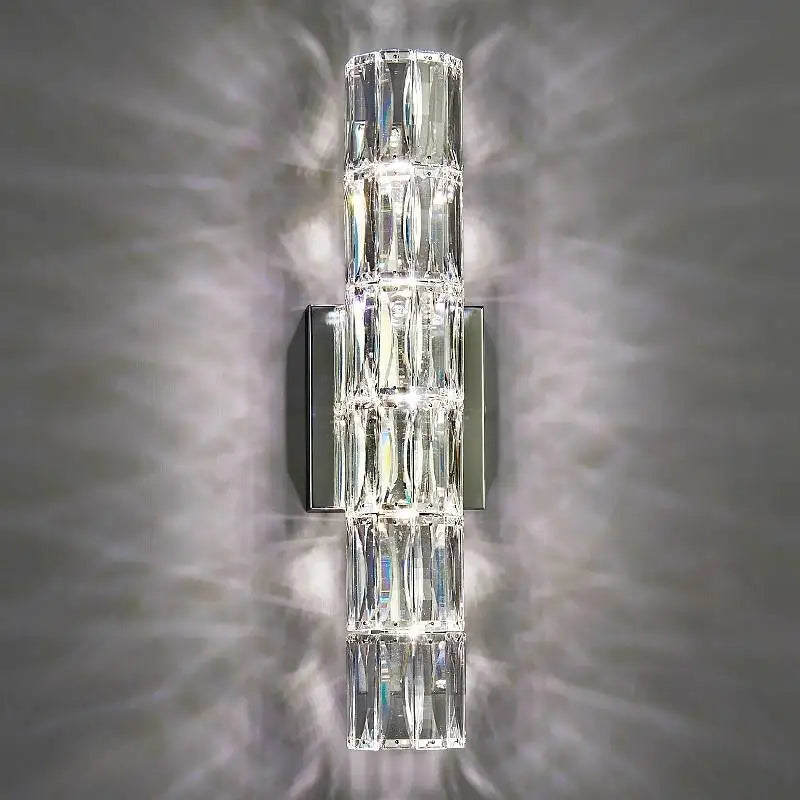 DecorBites™ Crystal Wall Lamp: Nordic LED Luxury Design, Art Gold/Chrome for Living Room, Bedroom